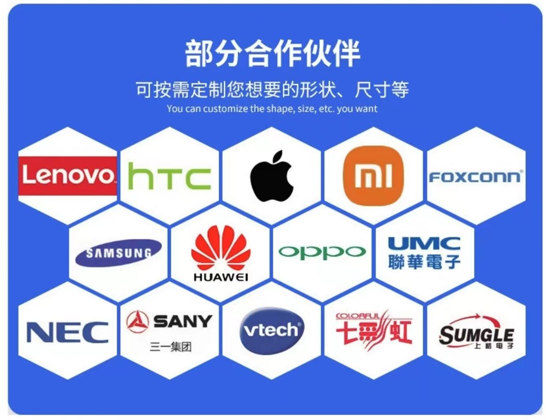 联智捷科技部分合作伙伴品牌标识墙